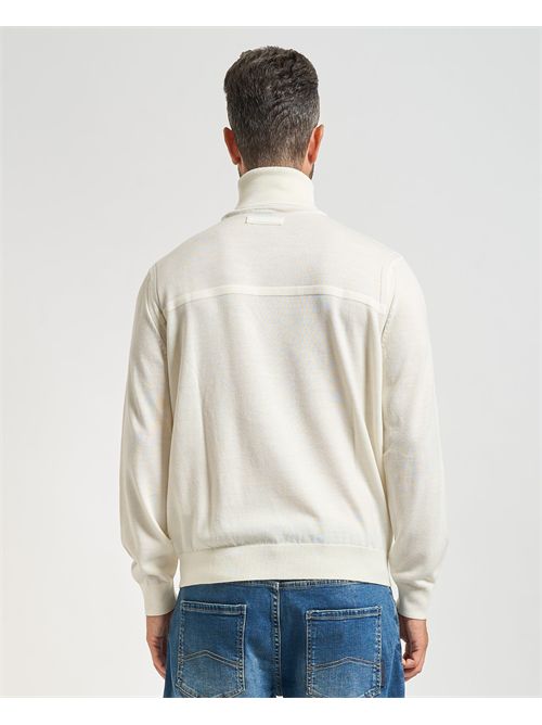 Armani Exchange men's turtleneck sweater in wool blend ARMANI EXCHANGE | XM000900-AF11982U0009